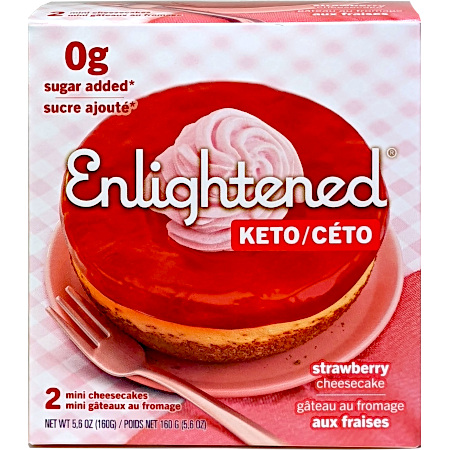 Keto Friendly Mini Cheesecake - Strawberry